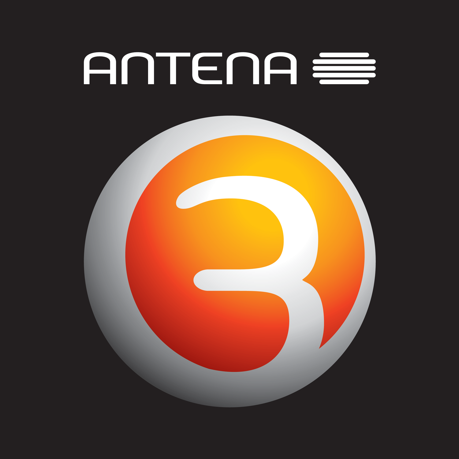 Logo Antena 3 RDP Internacional Radiodifusão Rádio e Televisão de